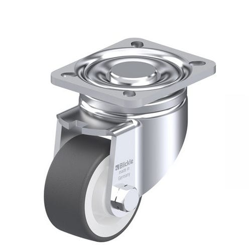 Поворотный ролик - LH-POTH series - Blickle Räder+Rollen GmbH u. Co. KG - с пластиной / на шариковом подшипнике / со слабым шумом