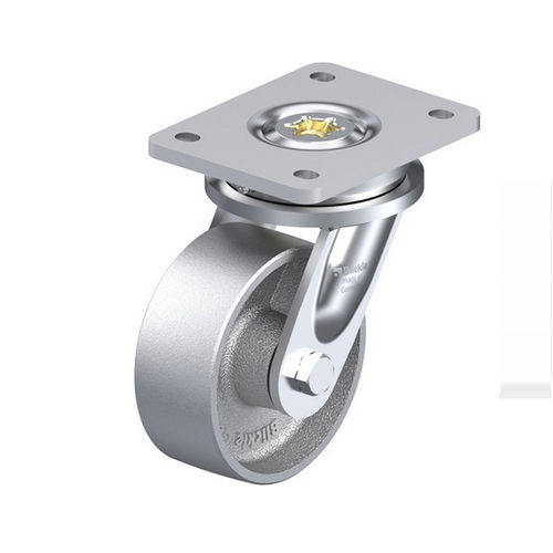 Поворотный ролик - LO-G series - Blickle Räder+Rollen GmbH u. Co. KG - с пластиной / сильные нагрузки / моноблок