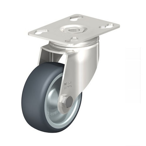 Поворотный ролик - LKPXA-TPA series - Blickle Räder+Rollen GmbH u. Co. KG - с пластиной / на шариковом подшипнике / для легкого груза