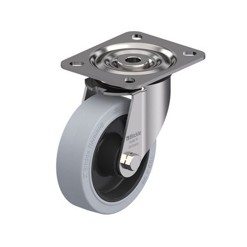 Поворотный ролик - LX-POEV series - Blickle Räder+Rollen GmbH u. Co. KG - с пластиной / на шариковом подшипнике / сильные нагрузки