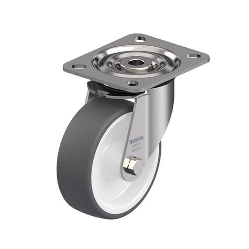 Поворотный ролик - LX-POTH series - Blickle Räder+Rollen GmbH u. Co. KG - с пластиной / на шариковом подшипнике / сильные нагрузки