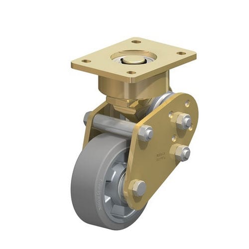 Поворотный ролик - LPFE-ALEV series - Blickle Räder+Rollen GmbH u. Co. KG - с пластиной / на шариковом подшипнике / сильные нагрузки