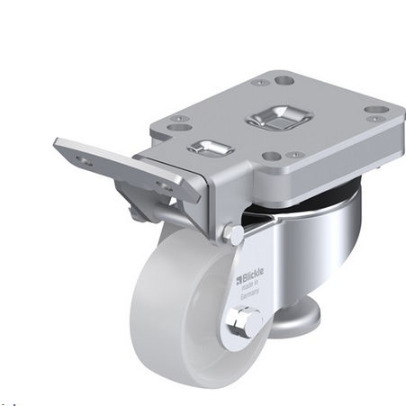 Ролик для иммобилизации - HRLK series - Blickle Räder+Rollen GmbH u. Co. KG - неподвижный / с пластиной / монолитный