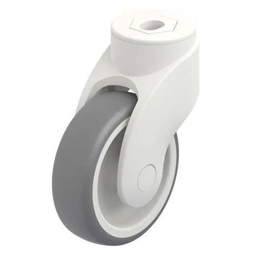 Поворотный ролик - LWK-TPA series - Blickle Räder+Rollen GmbH u. Co. KG - с пластиной / со стержнем / не оставляющий следов