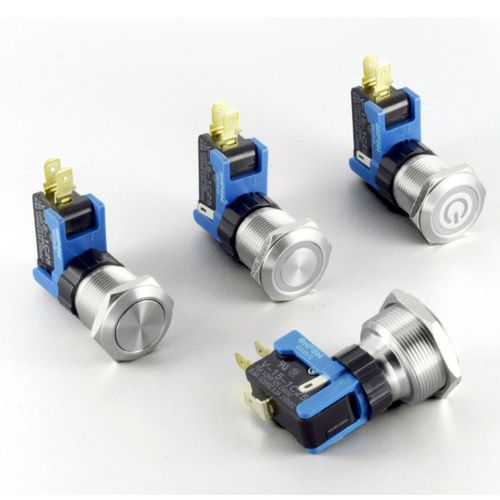 Пусковая кнопка IP65 - LCA series - ONPOW PUSH BUTTON MANUFACTURE COMPANY - IP67 / 1NO/NF / LED