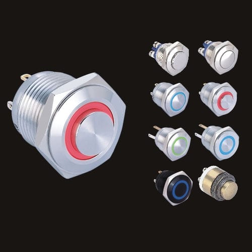 Антивандальная пусковая кнопка - GQ16 series - ONPOW PUSH BUTTON MANUFACTURE COMPANY - IP65 / 1NO / с подсветкой