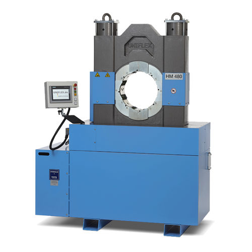 Опрессовочный станок для гибкого шланга - HM 495 - Uniflex-Hydraulik GmbH - автоматический / электрогидравлический / компактный
