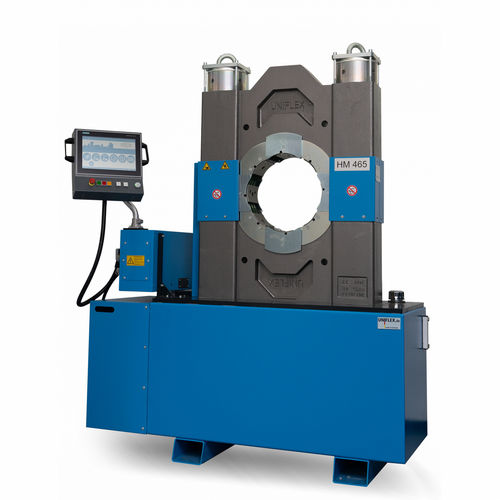Опрессовочный станок для кабелей - HM 465 - Uniflex-Hydraulik GmbH - для изолятора из композитных материалов / автоматический / электрогидравлический