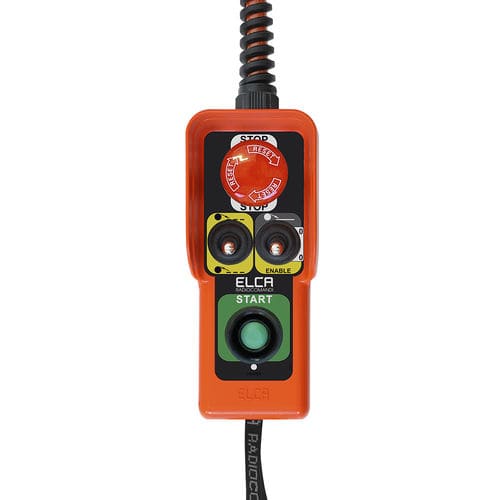 Проводной пульт дистанционного управления - TEL-VAI - ELCA RADIOCONTROLS - с кнопками / с рычажным выключателем / для строительного крана