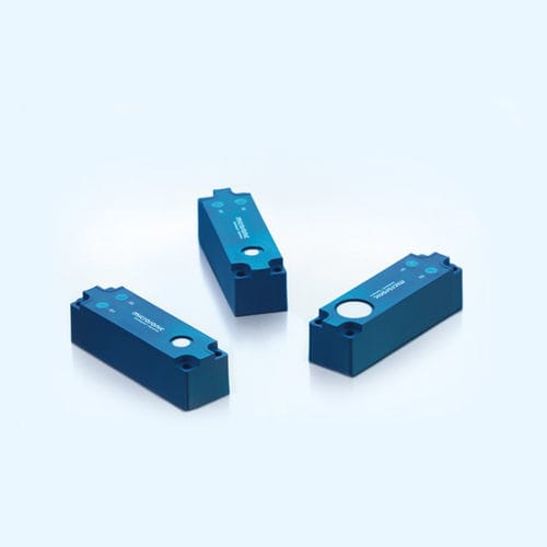 Ультразвуковой датчик расстояния - lcs series - microsonic - 4-20 мА / 0-10 В / разъем M12
