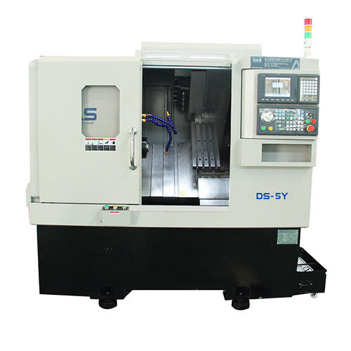 Токарно-фрезерный центр ЧПУ - DS-5Y - Guangdong Foshan Shunde Guoqiang Daosheng Industrial CO. LTD - горизонтальный / 2 оси / для алюминия