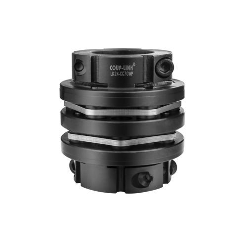 Соединительная муфта для валов на пружине - LK24-CC-WP series - GUANGZHOU LINK AUTOMATION EQUIPMENTCO., LTD - зажимное соединение / двойная / для двигателя