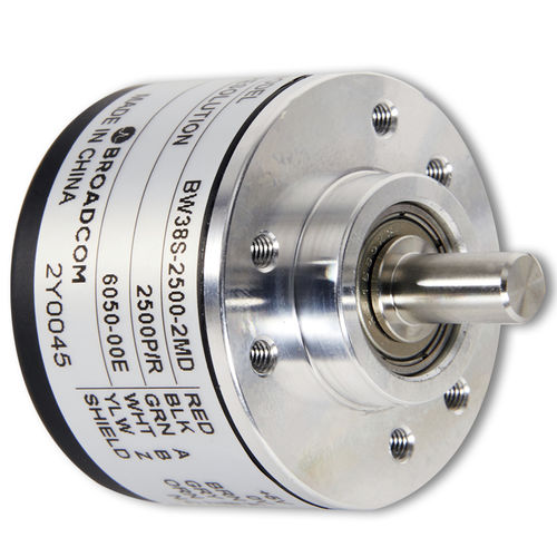 Датчик угла поворота со сплошным валом - BW38S - GUANGZHOU LINK AUTOMATION EQUIPMENTCO., LTD - инкрементальный / механический / с цифровым выходом