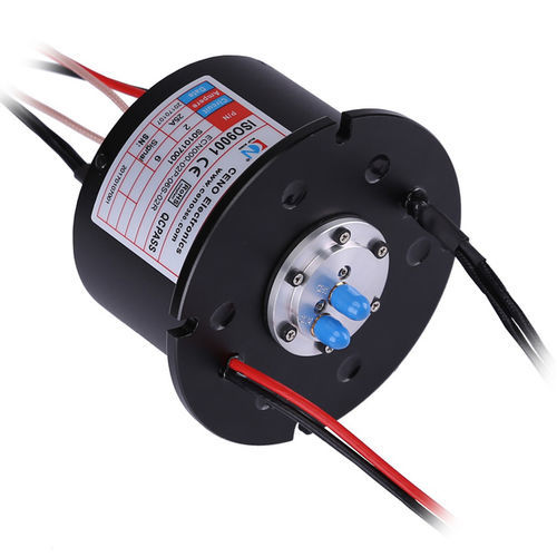 Вращающийся коллектор с радиочастотным каналом - ECN000-02P-06S-02R - CENO Electronics technology Co., Ltd - для передачи сигналов / промышленный / не определено