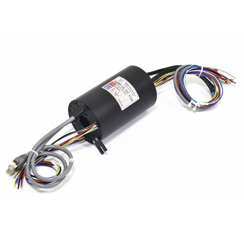 Вращающийся коллектор через Ethernet - ECN025-15P2-02EG - CENO Electronics technology Co., Ltd - с полой осью / промышленный / из металла
