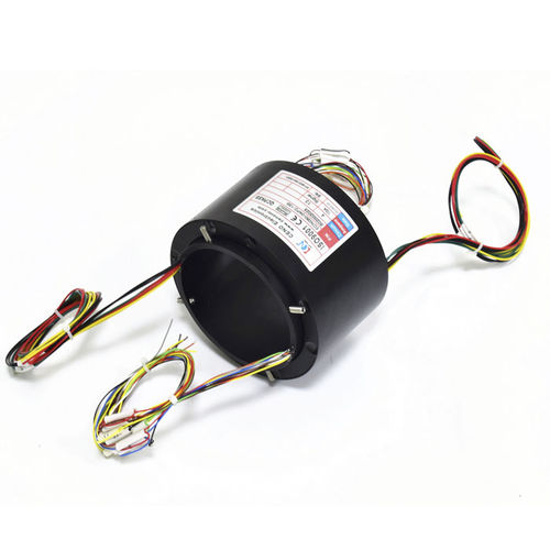 Электрический вращающийся коллектор - ECN080-04P2-13S - CENO Electronics technology Co., Ltd - с проходом в центре / из металла / IP54