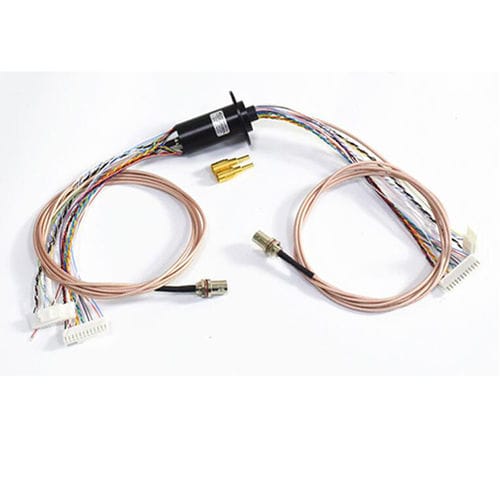 Вращающийся коллектор USB - ACN-30S-01EG-01UB-01HD-01R - CENO Electronics technology Co., Ltd - через Ethernet / для ротационного стола / промышленный