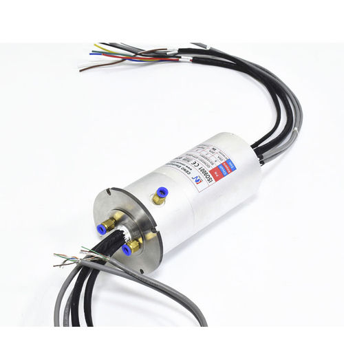 Поворотное соединение для воды - QCN0201-07P-02EG - CENO Electronics technology Co., Ltd - для масла / для воздуха / для газа