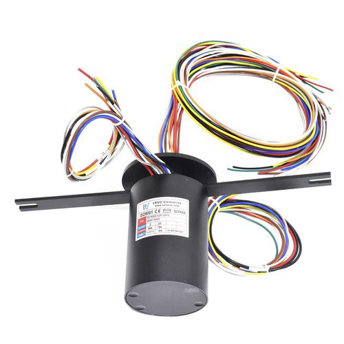 Электрический вращающийся коллектор - ECN000-02P-20P3 - CENO Electronics technology Co., Ltd - с проходящим валом / промышленный / для использования на морских судах