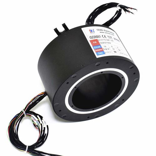 Вращающийся коллектор с проходящим валом - ECN110-08P-12S  - CENO Electronics technology Co., Ltd - промышленный / IP54 / с малым моментом