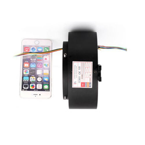 Электрический вращающийся коллектор - ECN700-06P - CENO Electronics technology Co., Ltd - с проходящим валом / для ротационного стола / для подъемного крана