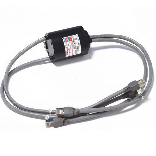 Вращающийся коллектор через Ethernet - ECN000-02EG - CENO Electronics technology Co., Ltd - для передачи видеосигнала / алюминиевый сплав / высокая скорость