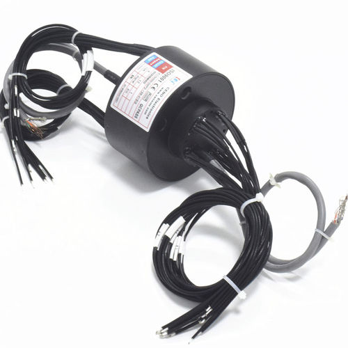 Вращающийся коллектор через Ethernet - ECN000-04P2-13S-01EG - CENO Electronics technology Co., Ltd - Gigabit Ethernet / со сплошным валом / IP54