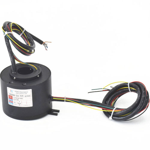 Электрический вращающийся коллектор - ECN038-04P-0803 - CENO Electronics technology Co., Ltd - с проходящим валом / промышленный / из металла