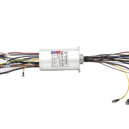 Вращающийся коллектор оптоволокна - ECN000-06P-26S-01EG-01F - CENO Electronics technology Co., Ltd - Gigabit Ethernet / RS-422 / гибридный