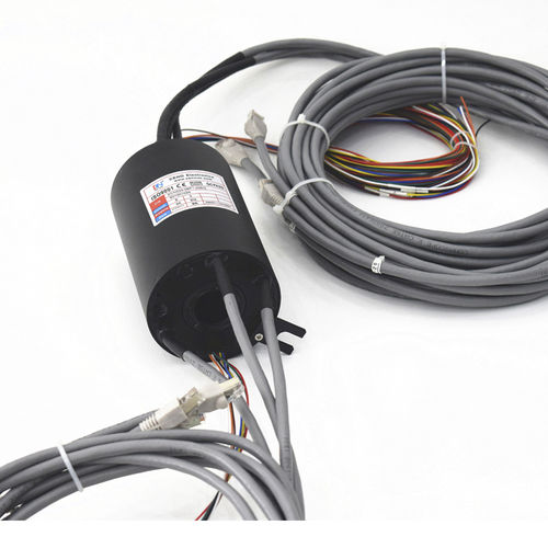 Вращающийся коллектор через Ethernet - ECN025-08P1-03EG - CENO Electronics technology Co., Ltd - с проходящим валом / промышленный / IP54