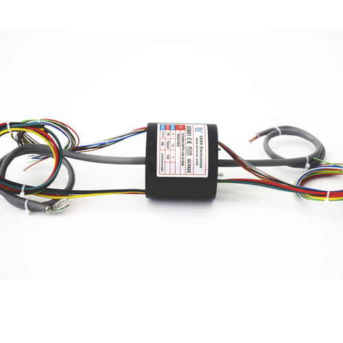 Вращающийся коллектор через Ethernet - ECN000-04P3-10S-01EM  - CENO Electronics technology Co., Ltd - с полой осью / промышленный / алюминиевый сплав