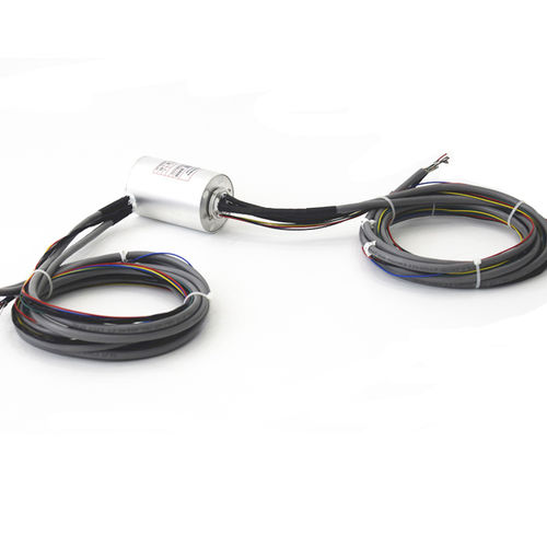 Вращающийся коллектор через Ethernet - ECN012-04P1-04S-01EM-01EG - CENO Electronics technology Co., Ltd - с полой осью / промышленный / компактный