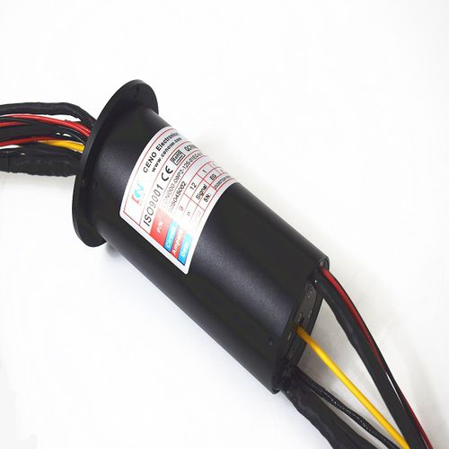 Вращающийся коллектор через Ethernet - ECN000-09P2-12S-01EG-01F - CENO Electronics technology Co., Ltd - RS-422 / с полой осью / для медицинского оборудования