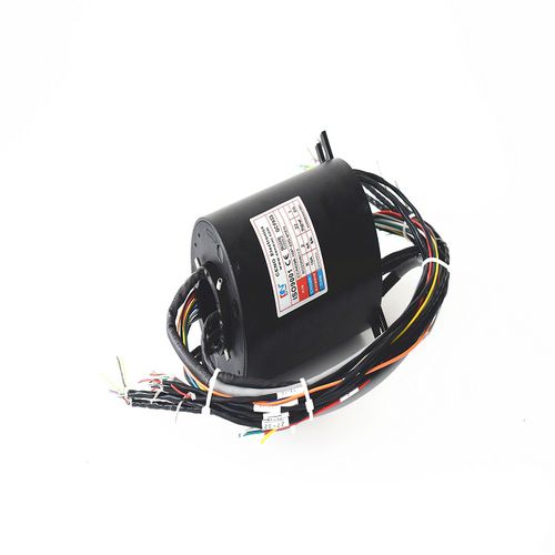 Вращающийся коллектор через Ethernet - ECN038-10P-22S-01EG - CENO Electronics technology Co., Ltd - с проходящим валом / промышленный / алюминиевый сплав