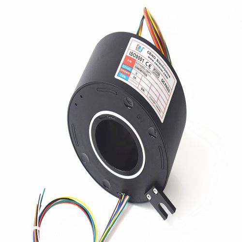 Вращающийся коллектор с проходящим валом - ECN050-08P1  - CENO Electronics technology Co., Ltd - промышленный / алюминиевый сплав / с малым моментом