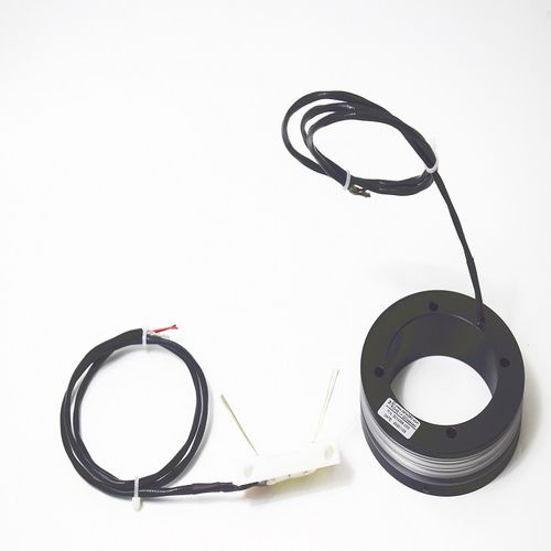 Вращающийся коллектор с проходящим валом - SCN056-03S - CENO Electronics technology Co., Ltd - из 2 частей / алюминиевый сплав / компактный