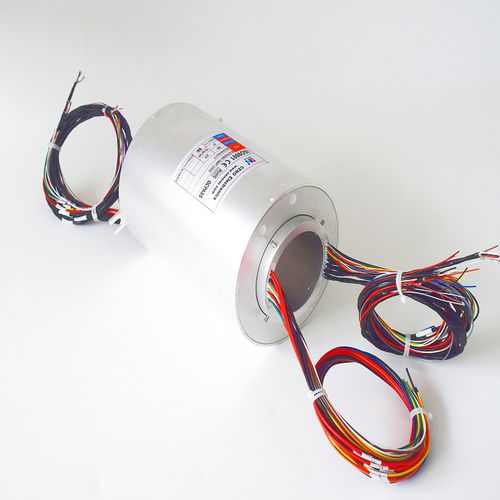 Вращающийся коллектор с проходящим валом - ECN080-36P-20S - CENO Electronics technology Co., Ltd - промышленный / алюминиевый сплав / компактный