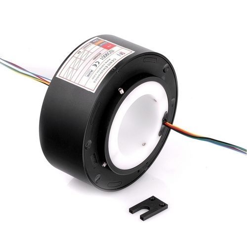 Электрический вращающийся коллектор - ECN080  - CENO Electronics technology Co., Ltd - с проходящим валом / промышленный / алюминиевый сплав