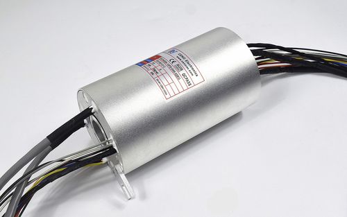 Вращающийся коллектор Gigabit Ethernet - ECN025-10P2-04S-02EG - CENO Electronics technology Co., Ltd - с проходящим валом / промышленный / алюминиевый сплав