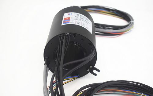 Вращающийся коллектор через Ethernet - ECN038-04P3-04P2-02EG - CENO Electronics technology Co., Ltd - Gigabit Ethernet / с проходом в центре / для использования в промышленности
