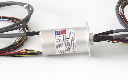 Вращающийся коллектор через Ethernet - ECN000-02P-04P2-09S-02EM - CENO Electronics technology Co., Ltd - со сплошным валом / промышленный / алюминиевый сплав