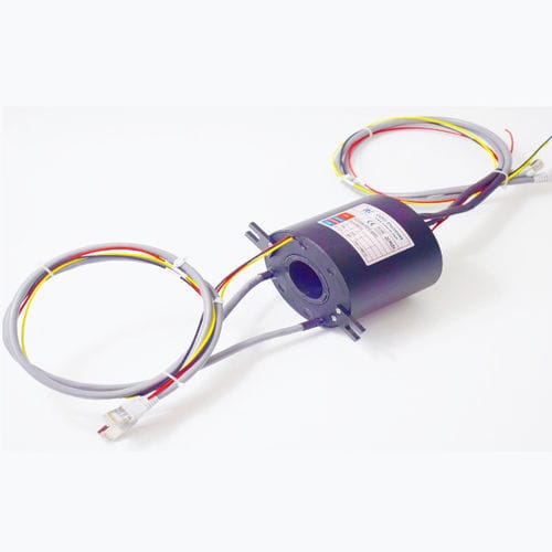 Вращающийся коллектор через Ethernet - ECN038-03P2-02EG - CENO Electronics technology Co., Ltd - Gigabit Ethernet / с проходом в центре / промышленный