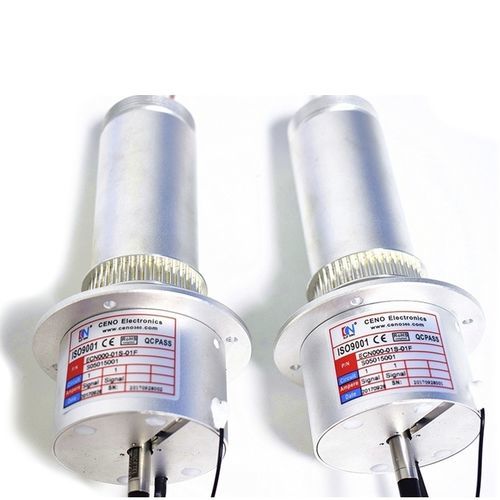 Вращающийся коллектор оптоволокна - ECN000-01S-01F - CENO Electronics technology Co., Ltd - со сплошным валом / промышленный / алюминиевый сплав