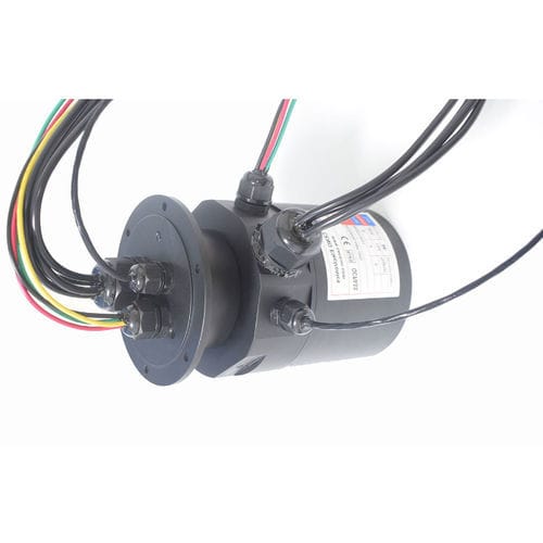 Вращающийся коллектор со сплошным валом - ECN000-08P-05S - CENO Electronics technology Co., Ltd - для использования в промышленности / из металла / компактный