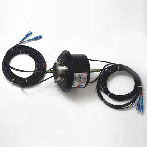 Вращающийся коллектор оптоволокна - ECN000-02P-04S-02F-IP66 - CENO Electronics technology Co., Ltd - с несквозным полым валом / для использования на морских судах / для подъемного крана