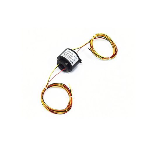 Электрический вращающийся коллектор - ECN012B-03S - CENO Electronics technology Co., Ltd - с проходом в центре / для использования в промышленности / из золота