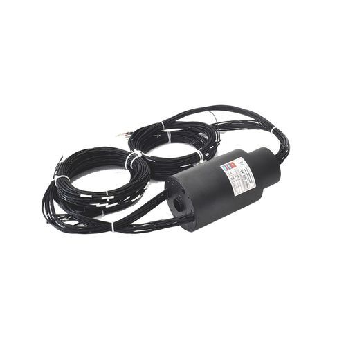 Вращающийся коллектор с проходом в центре - ECN023-09P2-33S  - CENO Electronics technology Co., Ltd - для ротационного стола / из металла / компактный