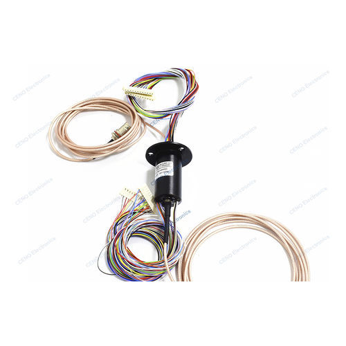 Вращающийся коллектор HDMI - RCN2402C - CENO Electronics technology Co., Ltd - для камеры / для инфракрасной камеры / алюминиевый сплав