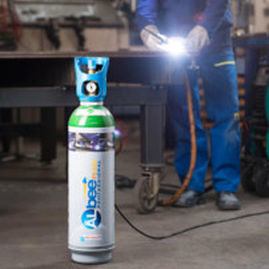 Промышленный газовый баллон - ALbee&trade; Weld ArMix - AIR LIQUIDE FRANCE INDUSTRIE - для газов / CO2 / переносной