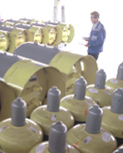Газовый баллон для газов - ALNAT 8 - AIR LIQUIDE FRANCE INDUSTRIE - аммиачный
